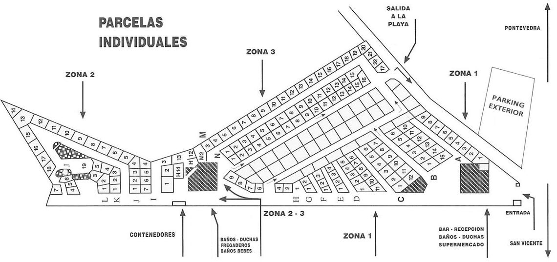 Camping O'Espiño planos